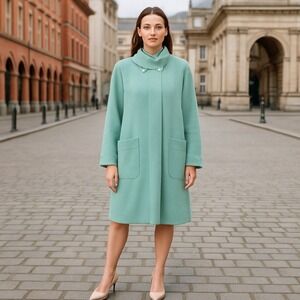 Harve Bernard Wool Maxi Coat Sz 14 NWT Deadstock | Modern Vintage Refined‎